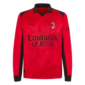 Maglia AC Milan Gara Fourth 2025/26 Maniche Lunghe