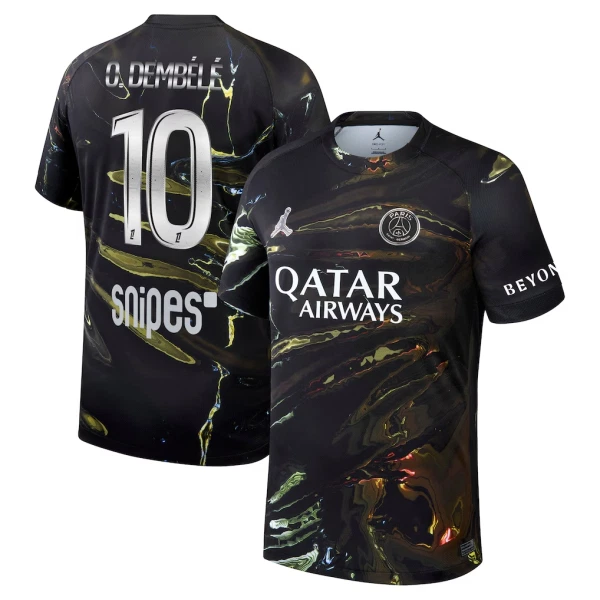 Maglia Paris Saint-Germain Ousmane Dembélé 10 Night 2025/26