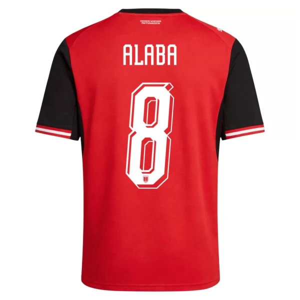 Maglia Austria David Alaba 8 Gara Home Mondiali 2026