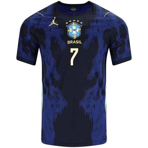Maglia Brasile Vinicius Junior 7 Gara Away Mondiali 2026