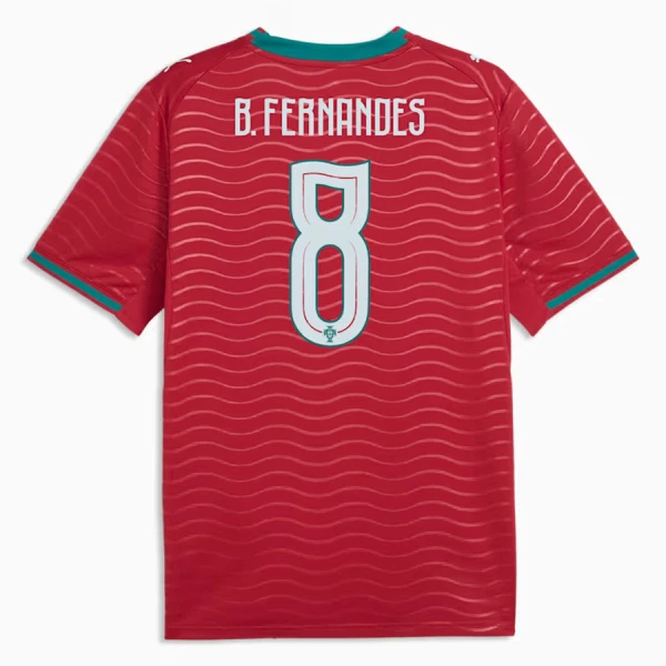Maglia Portogallo Bruno Fernandes 8 Gara Home Mondiali 2026