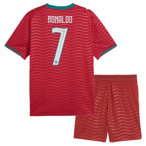 Maglia Portogallo Cristiano Ronaldo 7 Bambino Gara Home Mondiali 2026