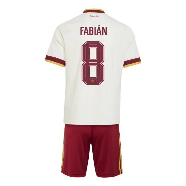 Maglia Spagna Fabian Ruiz 8 Bambino Gara Away Mondiali 2026