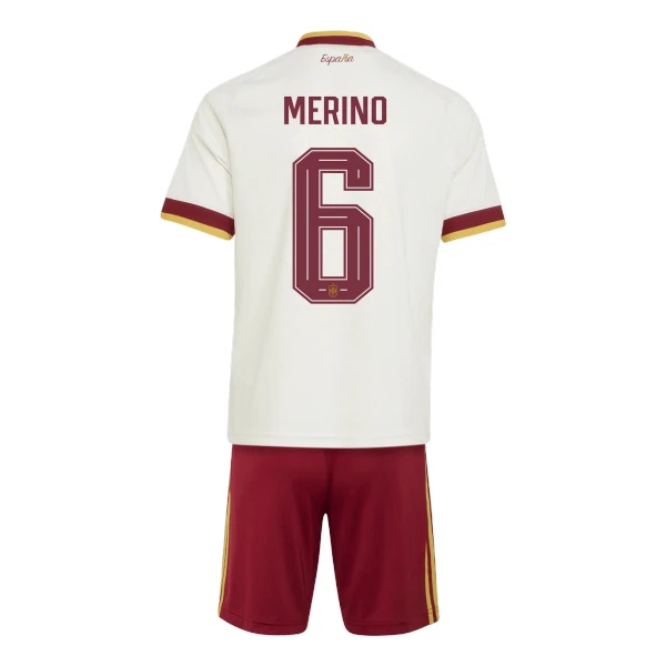 Maglia Spagna Merino 6 Bambino Gara Away Mondiali 2026