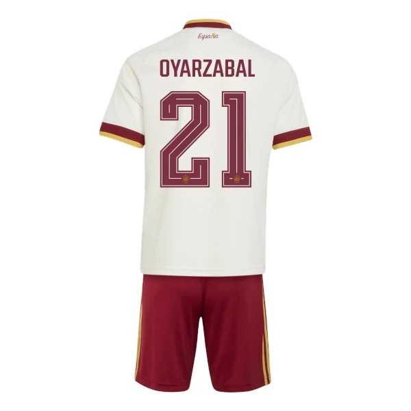 Maglia Spagna Oyarzabal 21 Bambino Gara Away Mondiali 2026