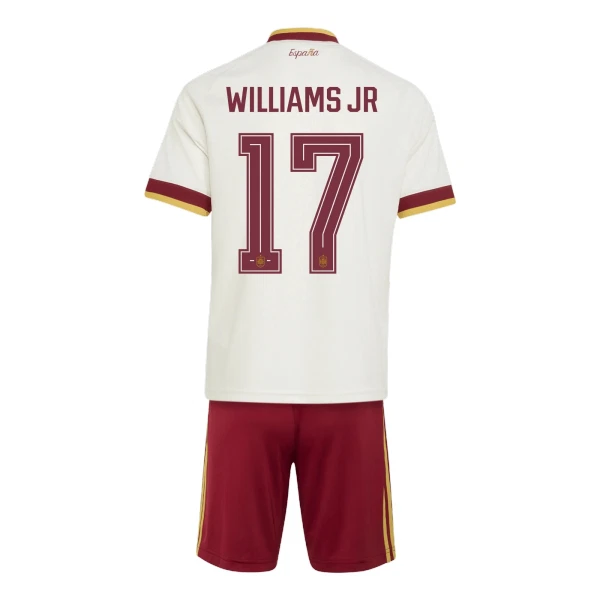 Maglia Spagna Williams JR 17 Bambino Gara Away Mondiali 2026
