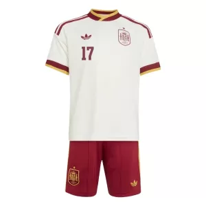Maglia Spagna Williams JR 17 Bambino Gara Away Mondiali 2026