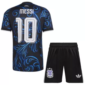 Maglia Argentina Lionel Messi 10 Bambino Gara Away Mondiali 2026