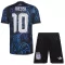 Maglia Argentina Lionel Messi 10 Bambino Gara Away Mondiali 2026