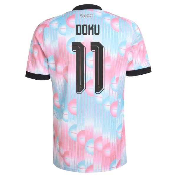 Maglia Belgio Jérémy Doku 11 Gara Away Mondiali 2026