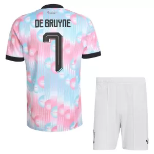 Maglia Belgio Kevin De Bruyne 7 Bambino Gara Away Mondiali 2026