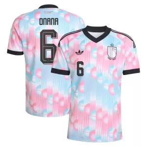 Maglia Belgio Onana 6 Gara Away Mondiali 2026