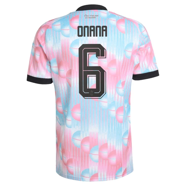 Maglia Belgio Onana 6 Gara Away Mondiali 2026