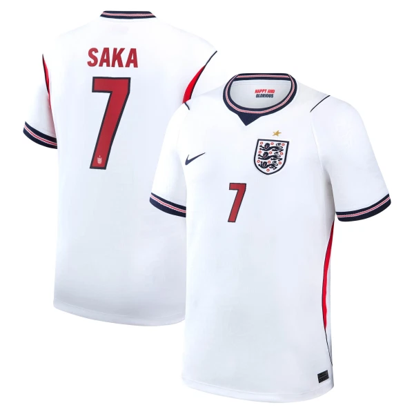 Maglia Inghilterra Bukayo Saka 7 Gara Home Mondiali 2026