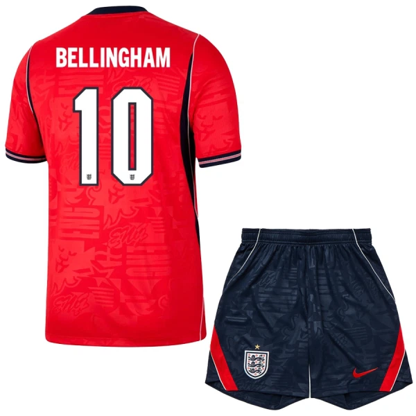 Maglia Inghilterra Jude Bellingham 10 Bambino Gara Away Mondiali 2026