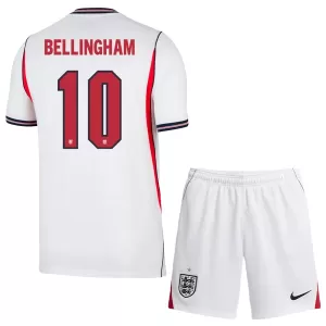 Maglia Inghilterra Jude Bellingham 10 Bambino Gara Home Mondiali 2026