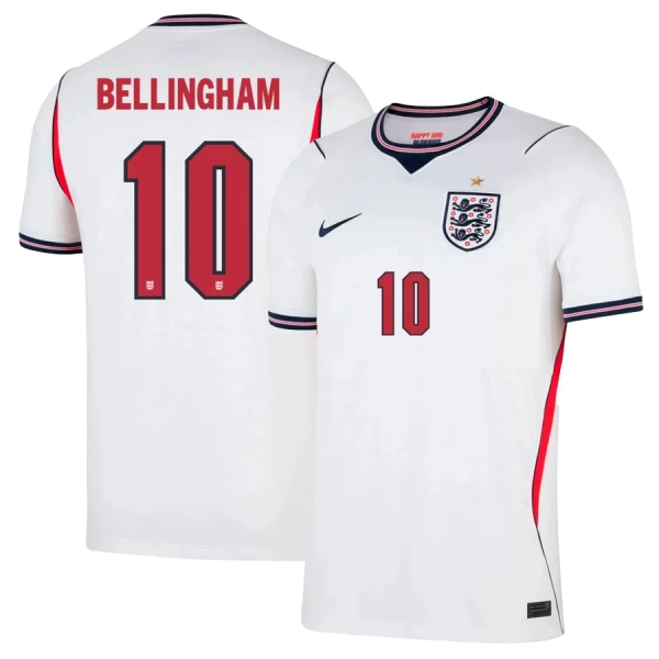 Maglia Inghilterra Jude Bellingham 10 Gara Home Mondiali 2026