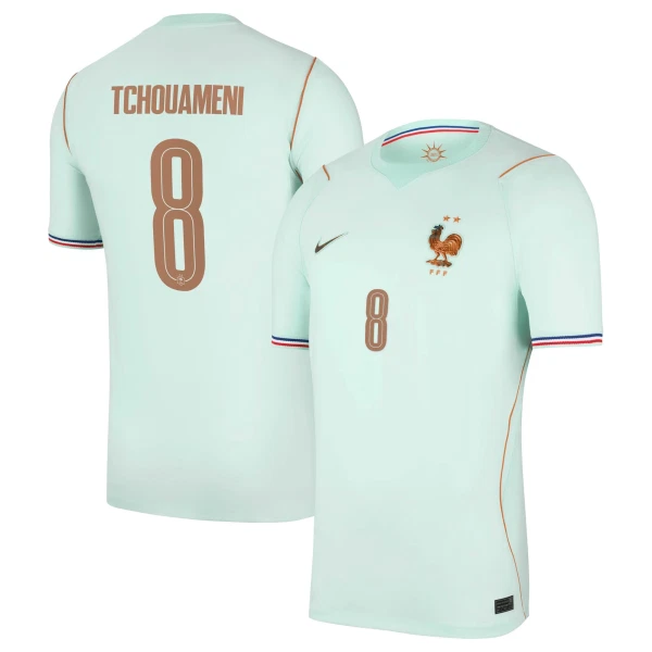 Maglia Francia Aurélien Tchouaméni 8 Gara Away Mondiali 2026