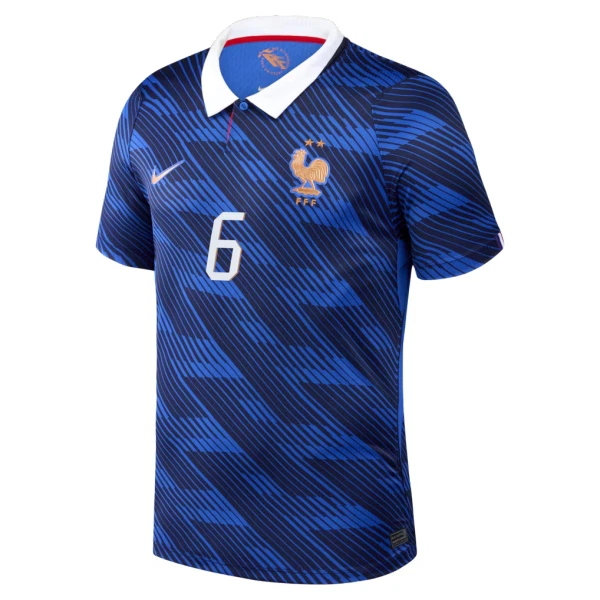 Maglia Francia Eduardo Camavinga 6 Bambino Gara Home Mondiali 2026