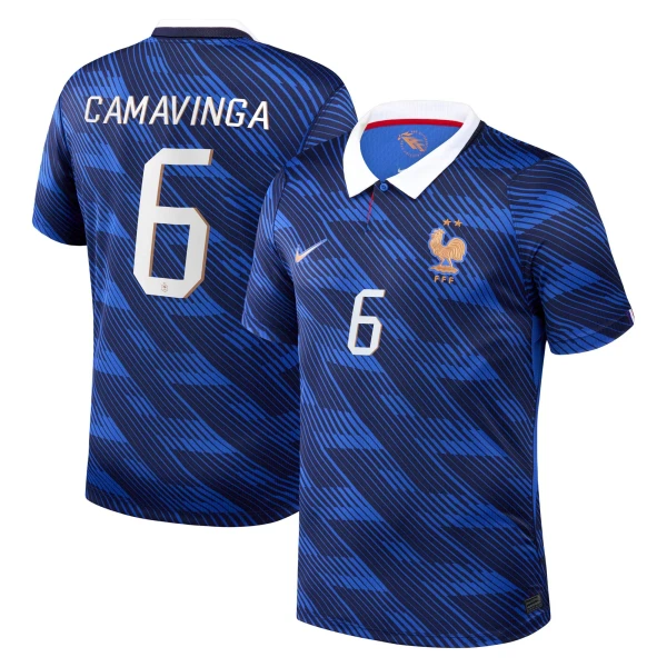 Maglia Francia Eduardo Camavinga 6 Gara Home Mondiali 2026