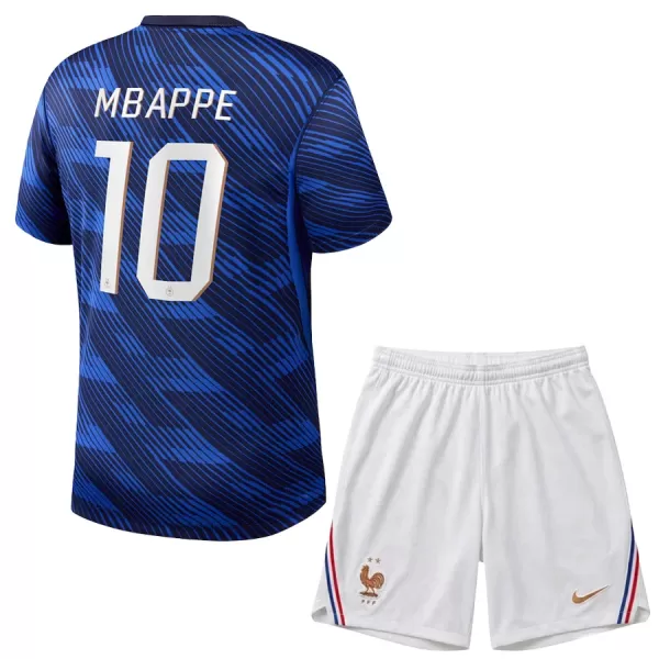 Maglia Francia Kylian Mbappé 10 Bambino Gara Home Mondiali 2026
