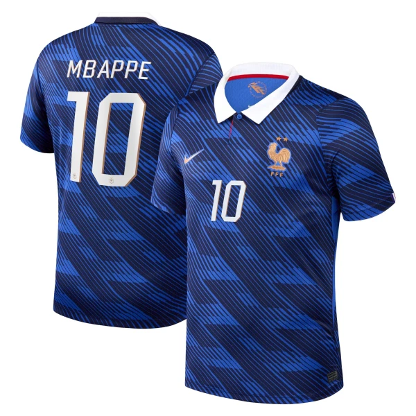Maglia Francia Kylian Mbappé 10 Gara Home Mondiali 2026