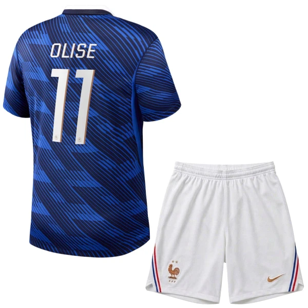 Maglia Francia Olise 11 Bambino Gara Home Mondiali 2026