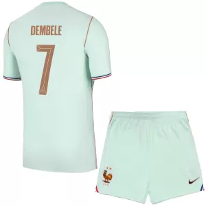 Maglia Francia Ousmane Dembélé 7 Bambino Gara Away Mondiali 2026