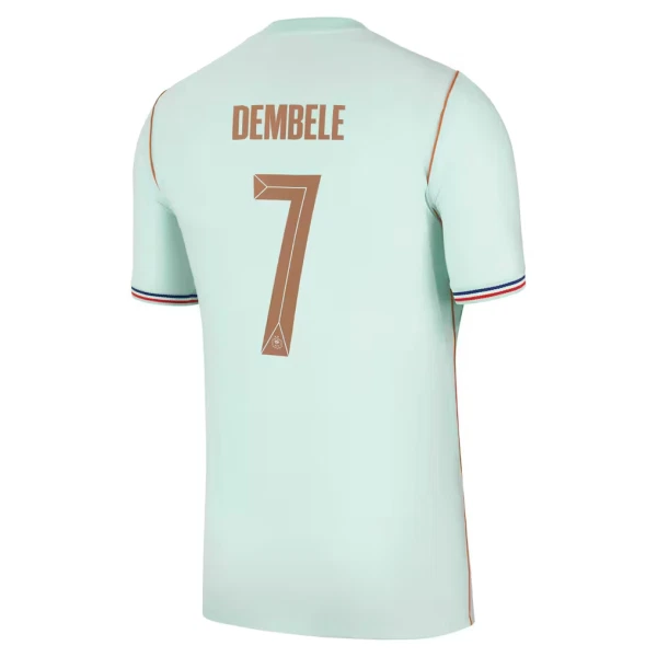 Maglia Francia Ousmane Dembélé 7 Bambino Gara Away Mondiali 2026