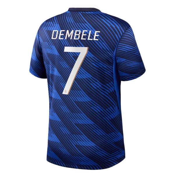 Maglia Francia Ousmane Dembélé 7 Bambino Gara Home Mondiali 2026