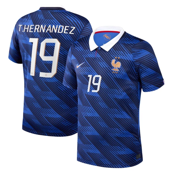 Maglia Francia Theo Hernández 19 Gara Home Mondiali 2026