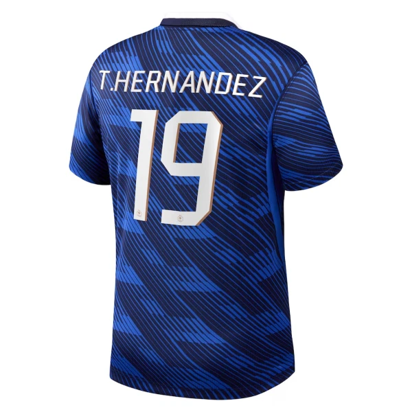 Maglia Francia Theo Hernández 19 Gara Home Mondiali 2026
