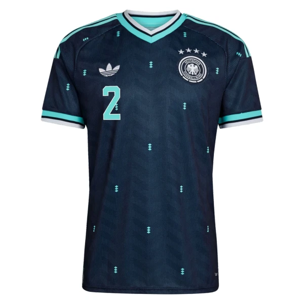 Maglia Germania Antonio Rüdiger 2 Bambino Gara Away Mondiali 2026