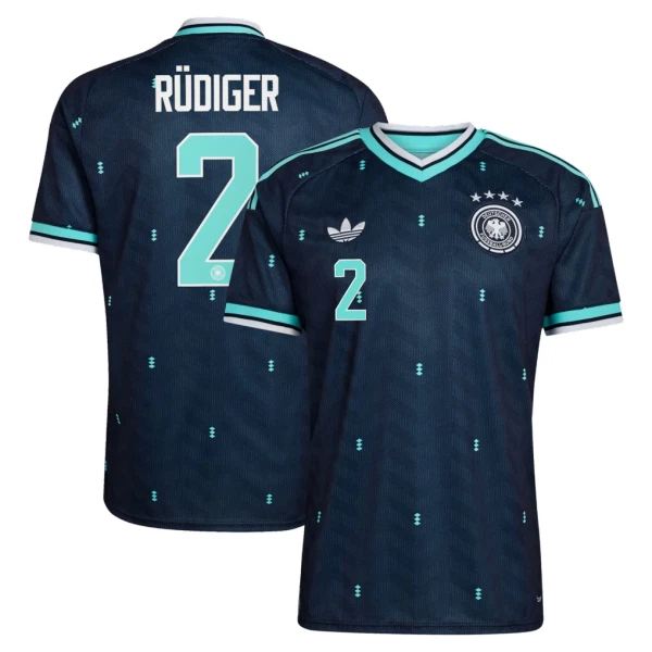 Maglia Germania Antonio Rüdiger 2 Gara Away Mondiali 2026