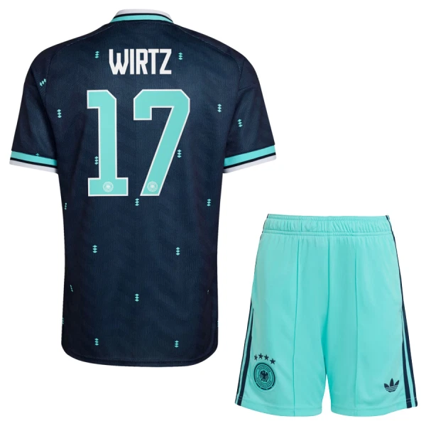 Maglia Germania Florian Wirtz 17 Bambino Gara Away Mondiali 2026