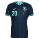 Maglia Germania Serge Gnabry 20 Gara Away Mondiali 2026