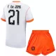 Maglia Paesi Bassi Frenkie de Jong 21 Bambino Gara Away Mondiali 2026
