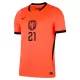 Maglia Paesi Bassi Frenkie de Jong 21 Bambino Gara Home Mondiali 2026