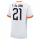 Maglia Paesi Bassi Frenkie de Jong 21 Gara Away Mondiali 2026