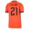 Maglia Paesi Bassi Frenkie de Jong 21 Gara Home Mondiali 2026