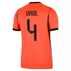 Maglia Paesi Bassi Virgil van Dijk 4 Bambino Gara Home Mondiali 2026