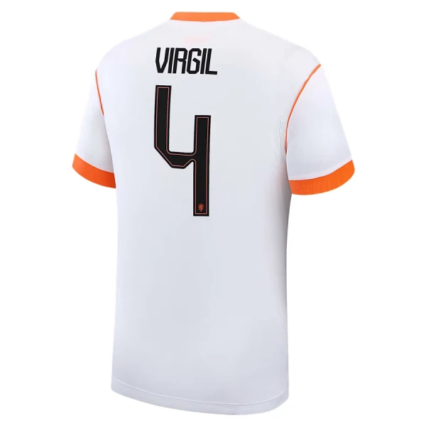 Maglia Paesi Bassi Virgil van Dijk 4 Gara Away Mondiali 2026