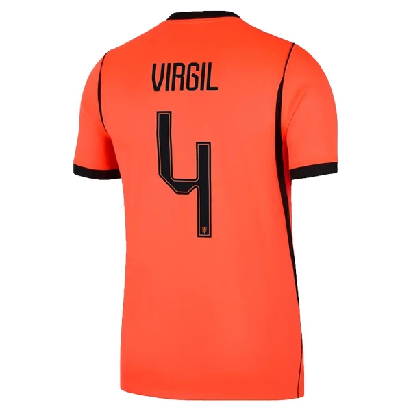 Maglia Paesi Bassi Virgil van Dijk 4 Gara Home Mondiali 2026