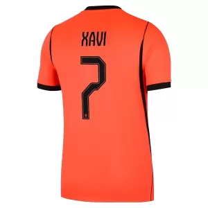 Maglia Paesi Bassi Xavi 7 Gara Home Mondiali 2026