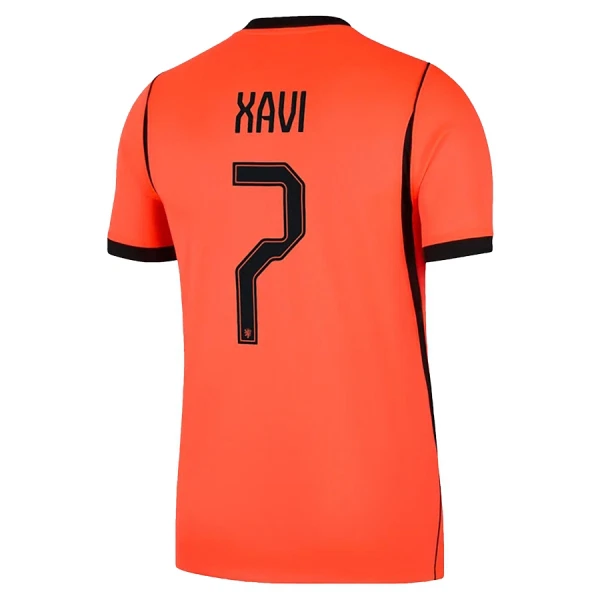 Maglia Paesi Bassi Xavi 7 Gara Home Mondiali 2026