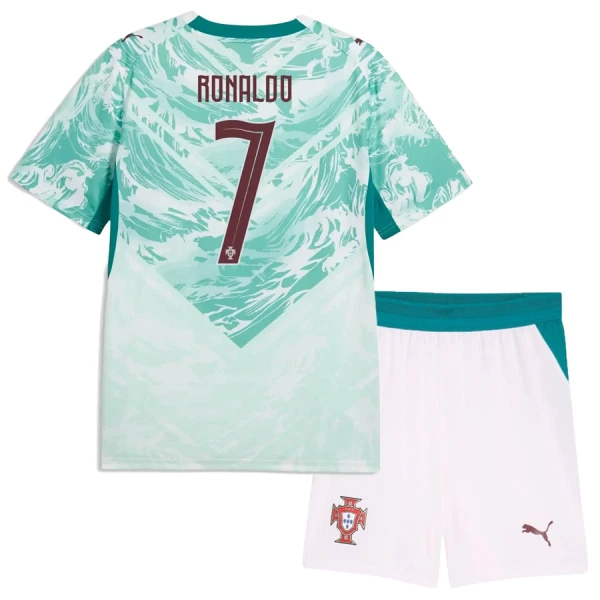 Maglia Portogallo Cristiano Ronaldo 7 Bambino Gara Away Mondiali 2026