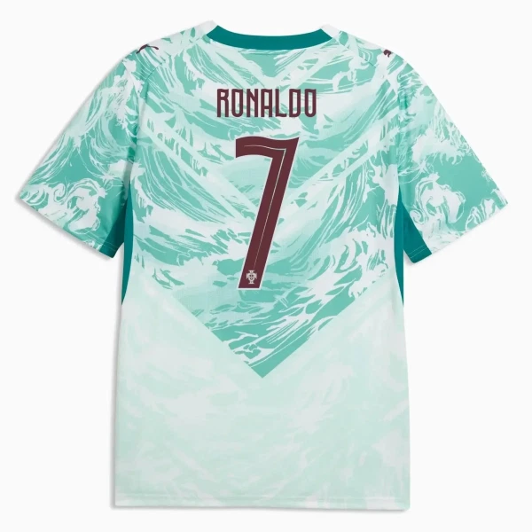 Maglia Portogallo Cristiano Ronaldo 7 Bambino Gara Away Mondiali 2026