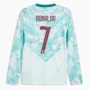 Maglia Portogallo Cristiano Ronaldo 7 Gara Away Mondiali 2026 Maniche Lunghe