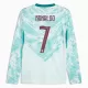 Maglia Portogallo Cristiano Ronaldo 7 Gara Away Mondiali 2026 Maniche Lunghe