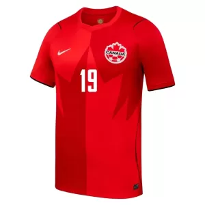 Maglia Canada Alphonso Davies 19 Gara Home Mondiali 2026